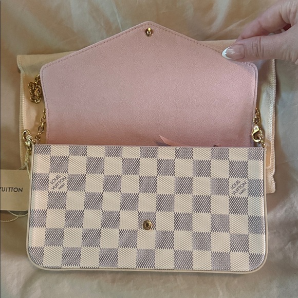 Louis Vuitton - Pochette Félicie in Damier Azur Canvas - NWT - Picture 3 of 9